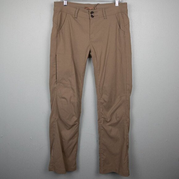 Prana Halle khaki pants-8 - Picture 1 of 6